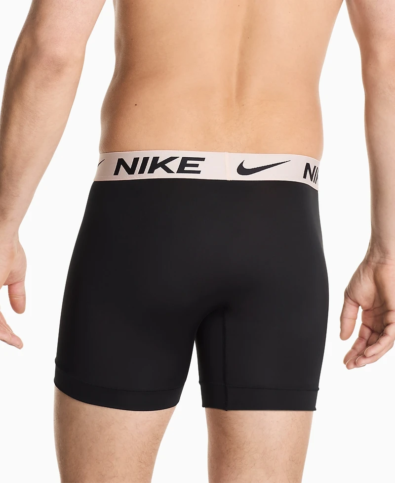Nike Men's 3-Pack Dri-Fit Essential Micro Boxer Briefs