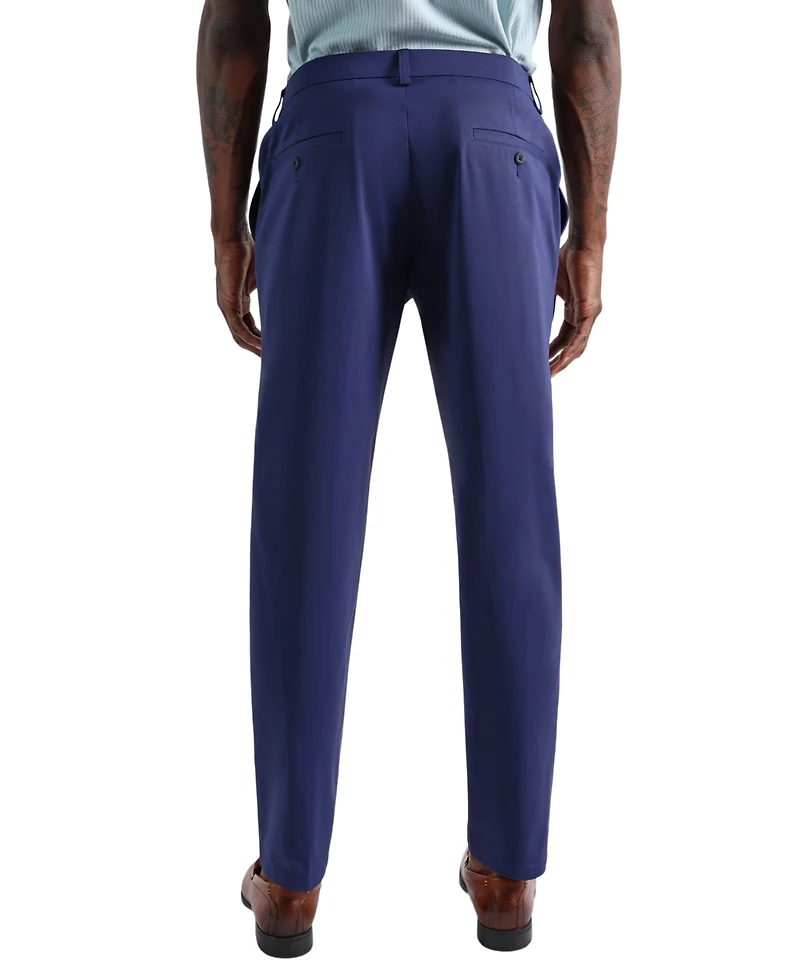 Sport Travel Performance Straight Fit Flat Front Pants