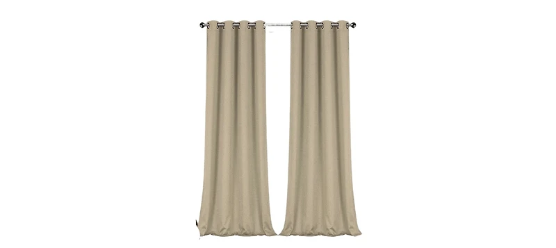 GoodGram 2 Pack: Hotel Thermal Grommet 100% Blackout Curtains - 52 in. W x L