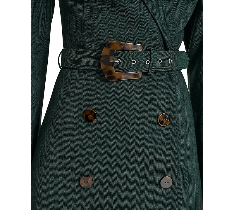 Eliza J Women's Herringbone Jacket Dress