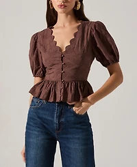 Astr the Label Women's Arely V-Neck Top