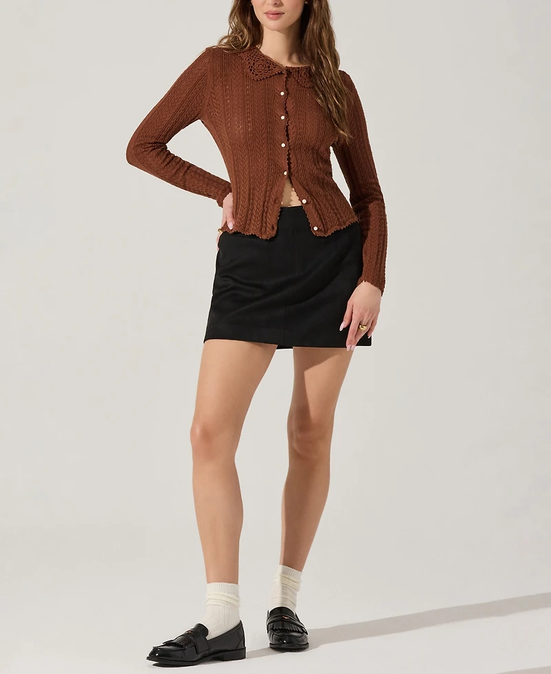 Astr the Label Women's Ottilie Long-Sleeve Cardigan