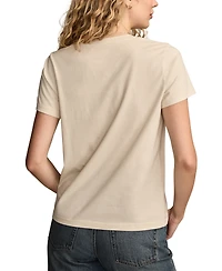 Lucky Brand Women's Love Butterfly Classic Crewneck T-Shirt