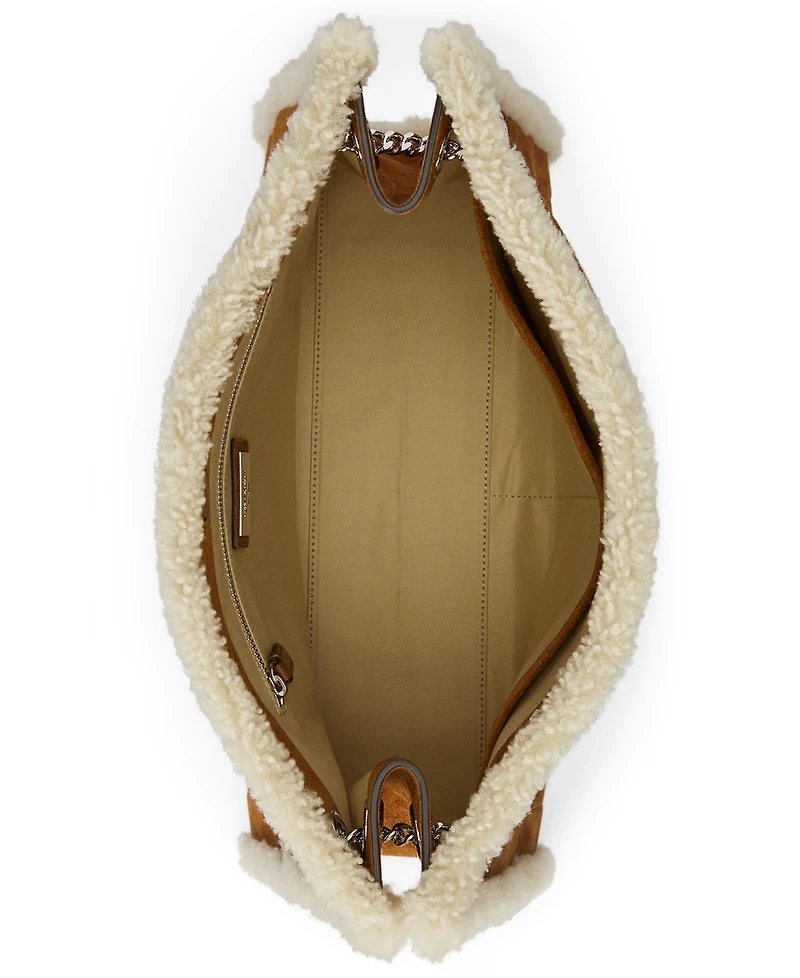 Lauren Ralph Lauren Bradley Large Suede Tote Bag