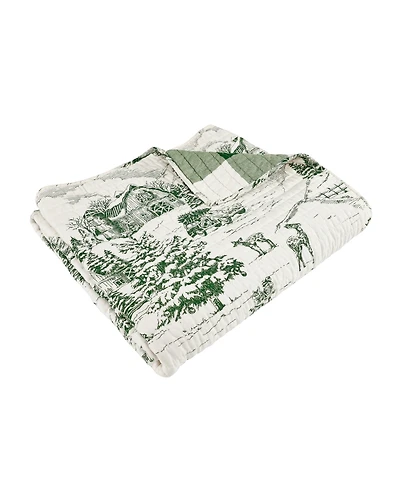 Levtex Winter Sleigh Ride Reversible Quilted Throw, 50" x 60"