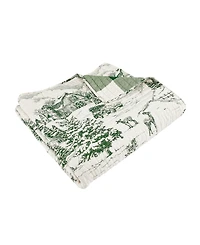 Levtex Winter Sleigh Ride Reversible Quilted Throw, 50" x 60"