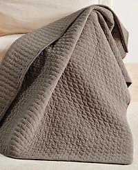 Levtex Velvet Stitch Reversible Quilted Throw, 50" x 60"