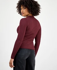 Guess Women's Long Sleeve Ribbed Miranda Sweater