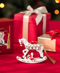 Villeroy & Boch 2025 Christmas Classics Annual Rocking Horse Ornament