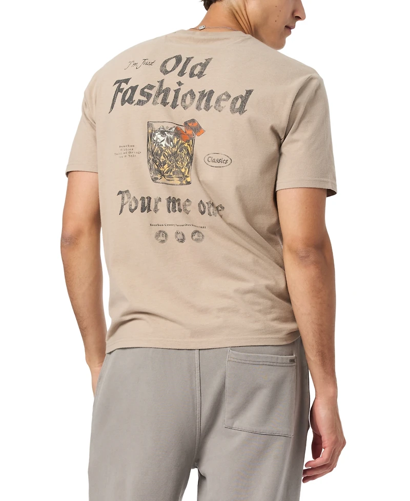 Buffalo David Bitton Men's Thayer Regular Fit Graphic T-Shirt