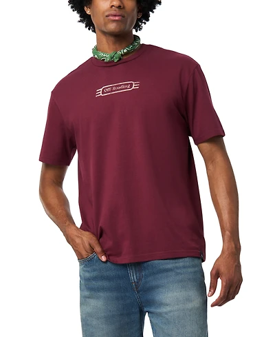 Buffalo David Bitton Men's Tymon Regular Fit Crew Neck T-Shirt