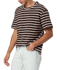 Buffalo David Bitton Men's Kosta Striped Regular Fit T-Shirt