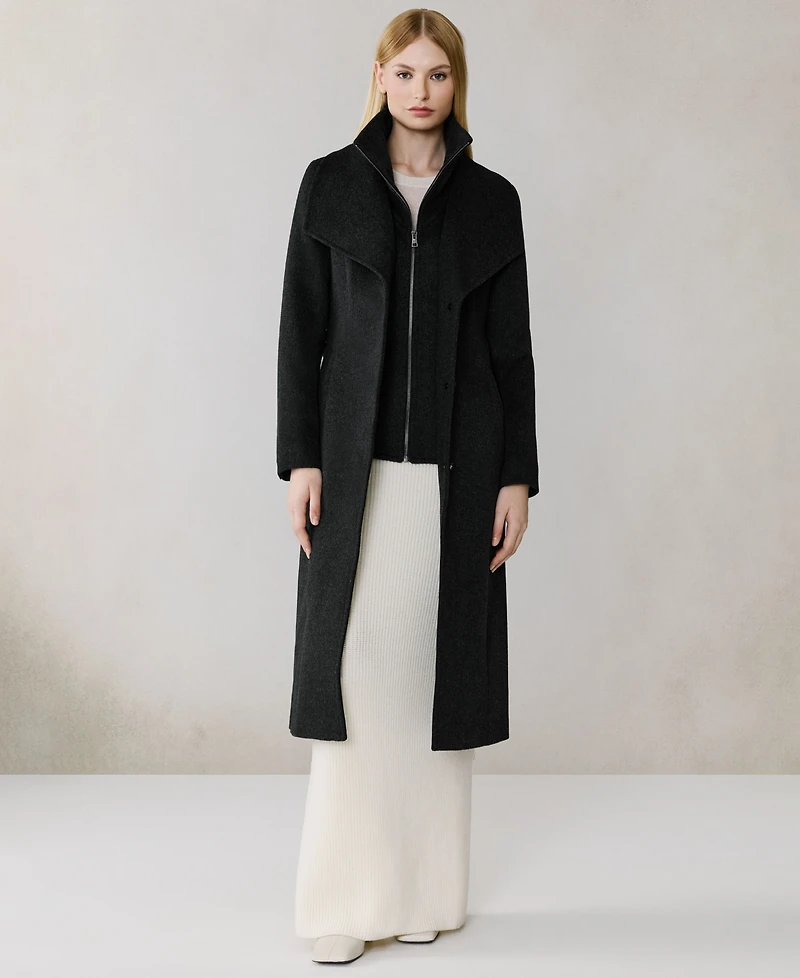 Soia & Kyo Women's Belted Long Sleeve Coat