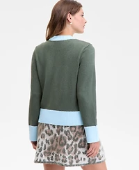 On 34th Women's Long Sleeve Crewneck Sweater, Macy's Exclusive