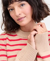 On 34th Women's Long Sleeve Crewneck Sweater, Macy's Exclusive