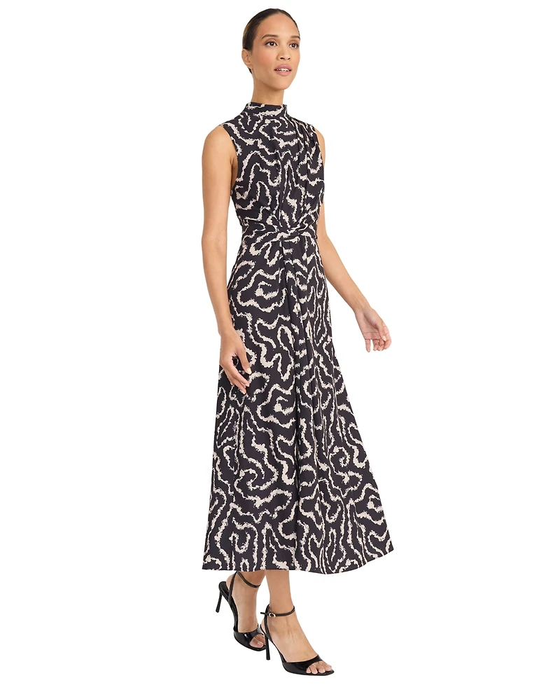 Maggy London Women's Sleeveless Midi Dress