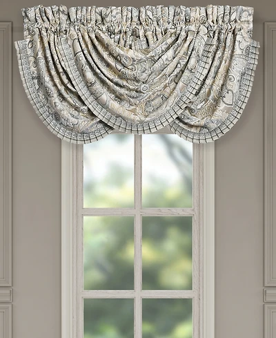 J Queen New York Annabelle Window Waterfall Valance, 33" x 49"