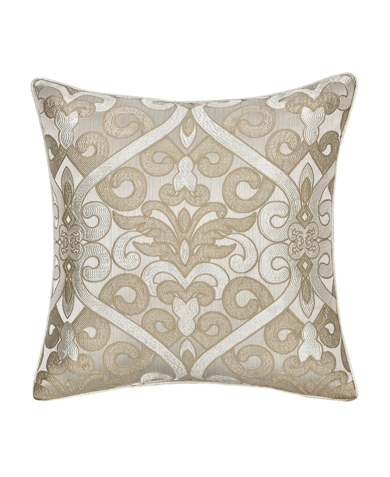 J Queen New York Amaretto Square Decorative Pillow, 20" x 20"