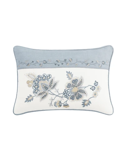 J Queen New York Garden Bloom Boudoir Decorative Pillow, 14" x 20"