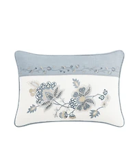 J Queen New York Garden Bloom Boudoir Decorative Pillow, 14" x 20"