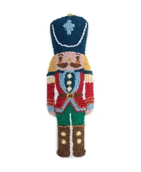 Levtex Festive Nutcrackers Embroidered Decorative Pillow, 6" x 18"