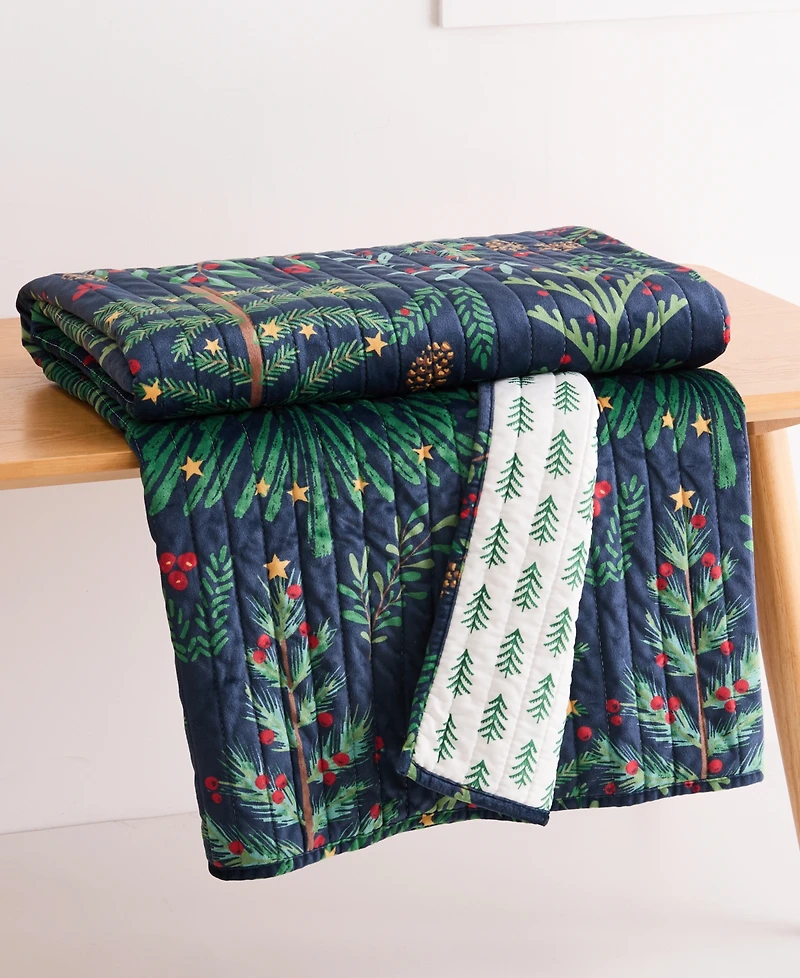 Levtex Woodsy Wonder Reversible Quilted Throw, 50" x 60"