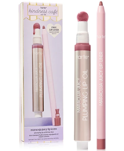 tarte 2-Pc. Maracuja Juicy Lip Icons Plumping Lip Oil & Liner Set - Mixed Berries