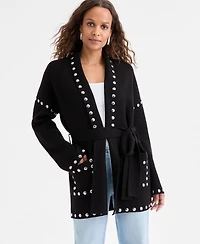 I.n.c. International Concepts Petite Studded Cardigan, Macy's Exclusive