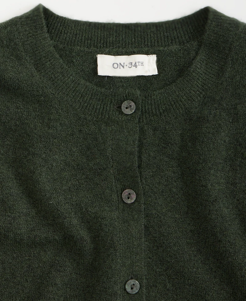 On 34th Women's Ruffle-Hem Cardigan, Macy's Exclusive