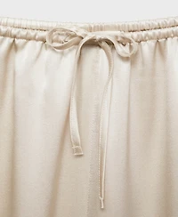 Mango Women's Silk Pajama Pants