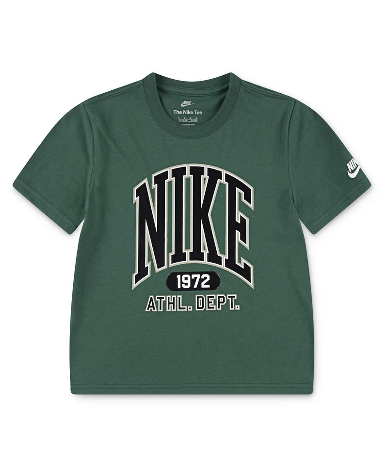 Nike Toddler and Little Boys Giant Varsity Graphic T-Shirt