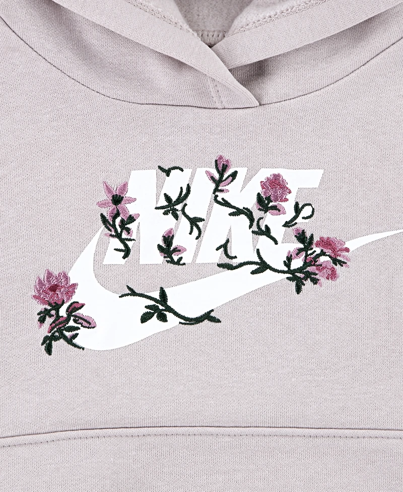 Nike Toddler Girls 2-Piece Floral Futura Hoodie and Joggers Set