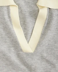 On 34th Women's Colorblocked Polo Short Sleeve Sweater, Macy's Exclusive