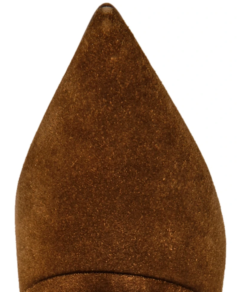 Steve Madden Women's Luca Wide-Calf Slouchy Kitten-Heel Dress Boots