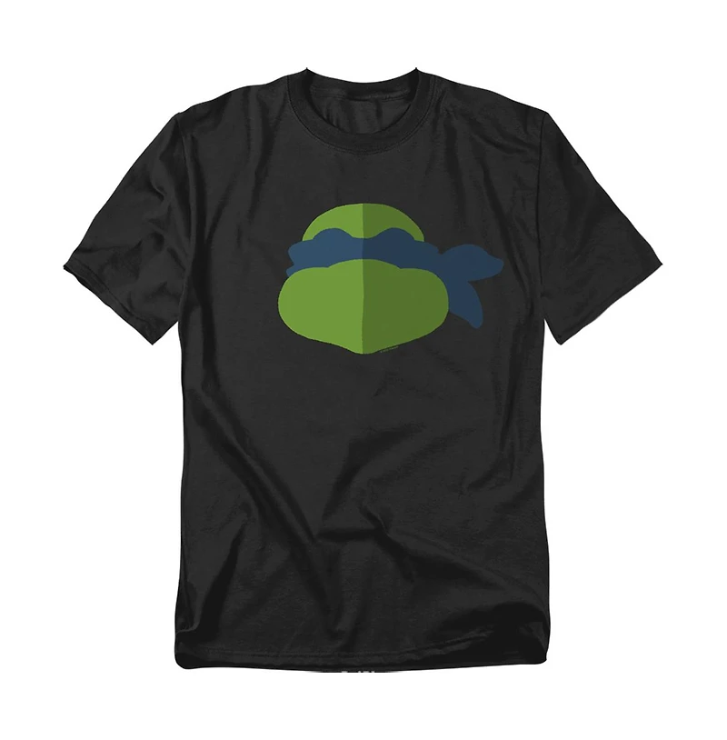 Logovision Men's Tmnt Leo Face T-Shirt