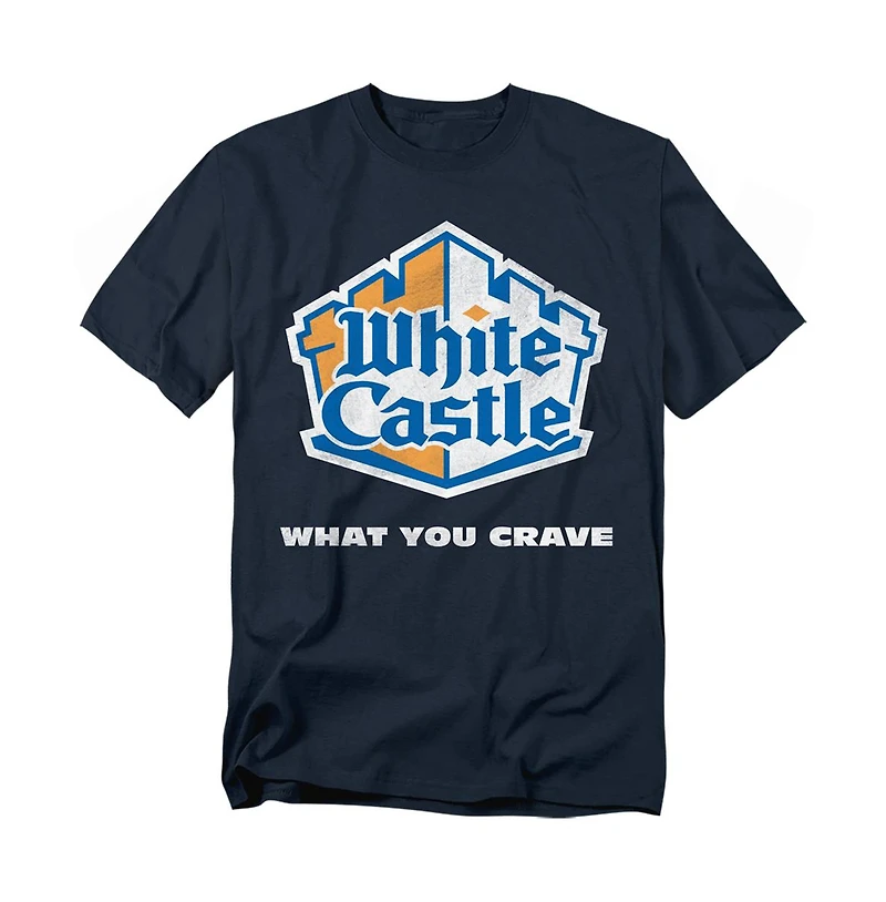 Logovision Big & Tall White Castle Distressed Logo T-Shirt