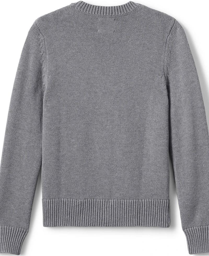 Lands' End Men's Cotton Modal Button Front Cardigan Sweater