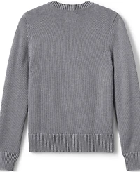 Lands' End Men's Cotton Modal Button Front Cardigan Sweater