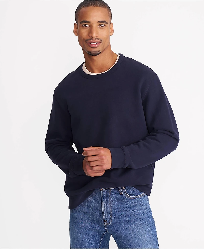 Lands' End Men's Long Sleeve Serious Sweats Crewneck Sweatshirt