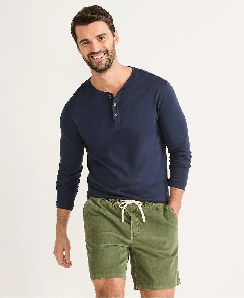 Lands' End Big & Tall Long Sleeve Cotton Supima Henley