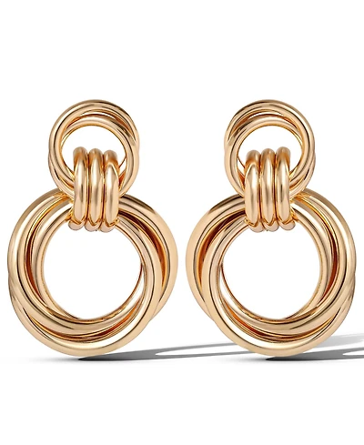 Jessica Simpson Interlocking Loop Earrings