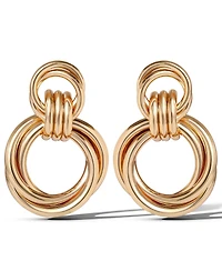 Jessica Simpson Interlocking Loop Earrings