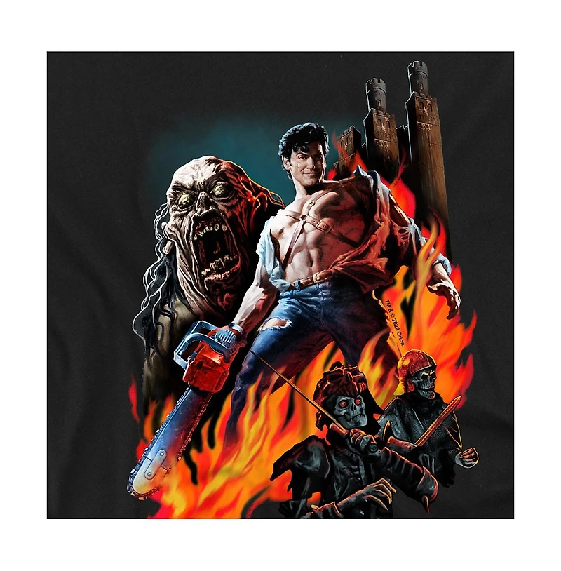 Logovision Men's Army Of Darkness Painted Evil T-Shirt
