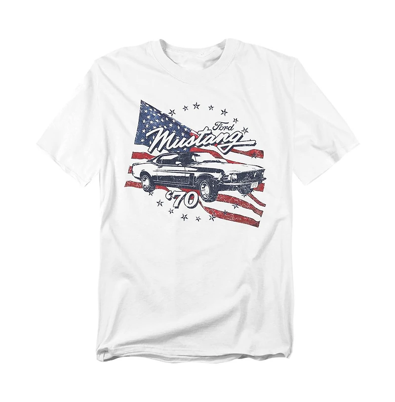 Logovision Men's Ford Mustang 70 T-Shirt