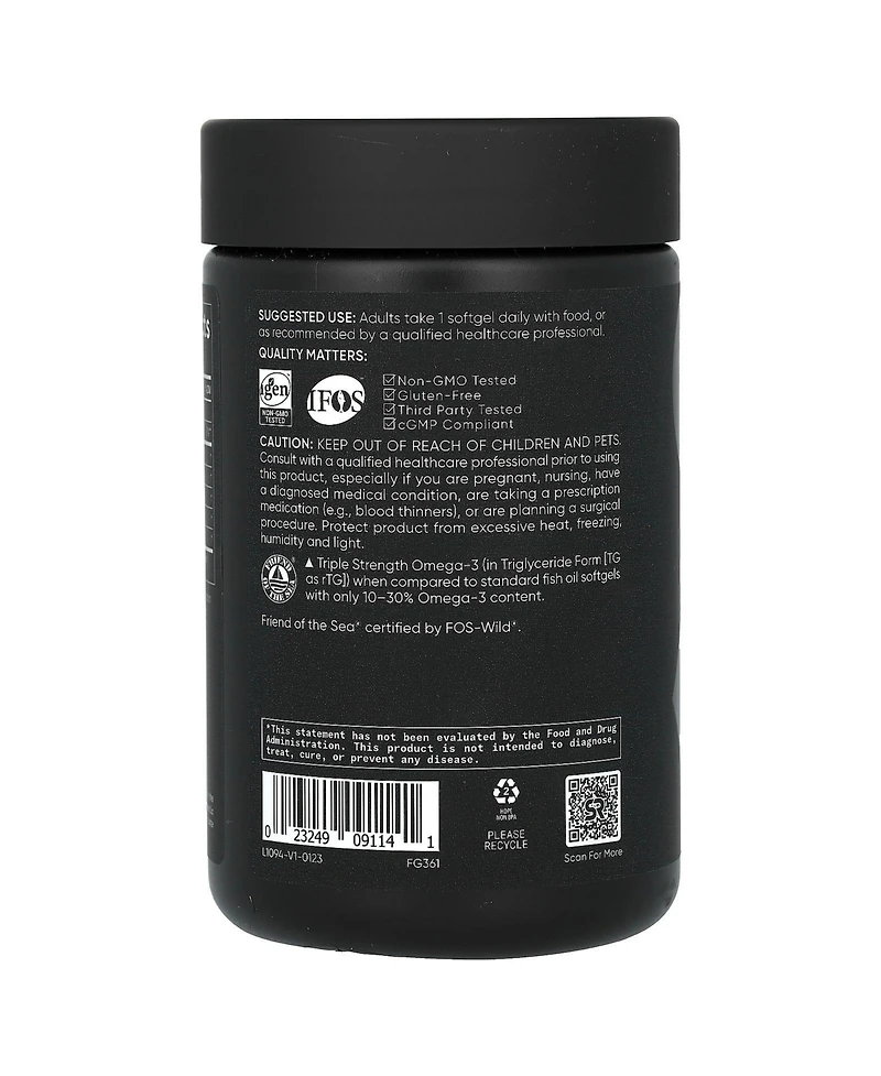 Sports Research Omega-3 Fish Oil