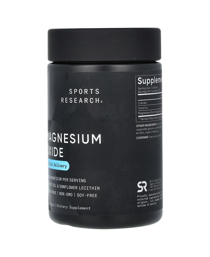 Sports Research Magnesium Oxide 420 mg