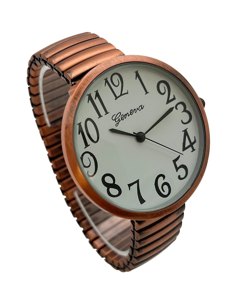 Copper Big Face Fun Colors Women Watch