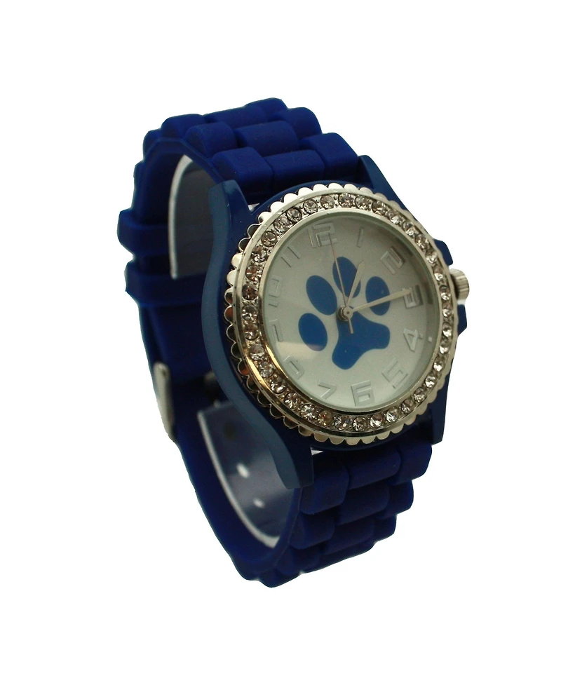 Olivia Pratt Every Day Silicone Paw and Rhinestones Colorful Women Watch