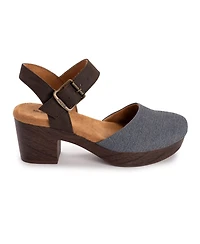 Muk Luks Women's Merritt Closed Toe Quarter Strap Shoe