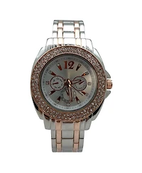 Olivia Pratt Everyday Dress Up Bangle Women Watch, Two Tone Rose